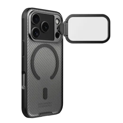 Nillkin CamShield Prop Magnetic Case for Apple iPhone 17 Pro Transparent Black Foto 1