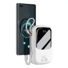 Baseus Power Bank 20000mAh Qpow Pro - USB + Type C - PD 22,5W with Type C cable (PPQD060302) white (damaged packaging) Foto 3