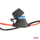 Extension socket with voltmeter AMIO-03782 — Photo 2