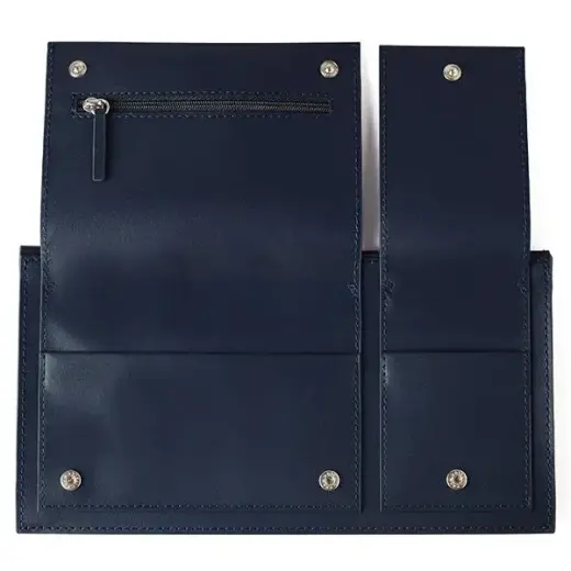 Lexon Flat Travel Multifunctional Wallet dark blue LN2500B Photo