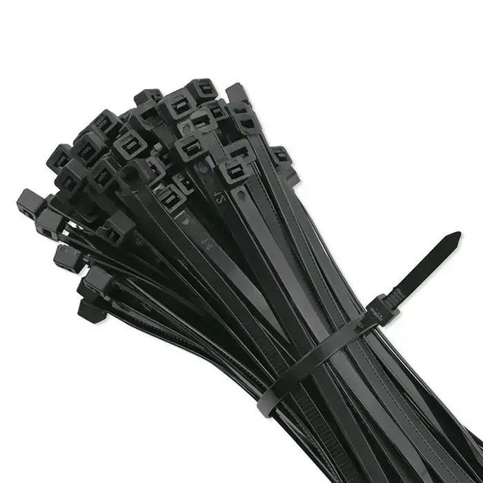 Qoltec Self-locking cable tie | 7.2*400mm | 50 pcs. | Nylon66 | UV | Black Foto 3