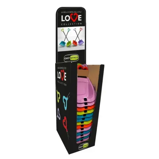 Saslauku liekšķere ar gumiju Love 24,5x27x85cm asorti, 4 krāsas Foto 5