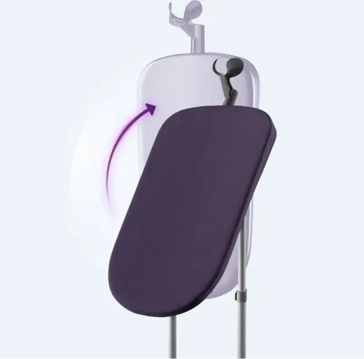 PHILIPS Tvaika gludeklis ar statīvu un iebūvētu StyleBoard, 2000W, violets Photo