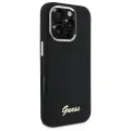 Guess GUHCP16XSMBSLK iPhone 16 Pro Max 6.9" black hardcase Silicone Script Metal Logo & Frame Foto 4
