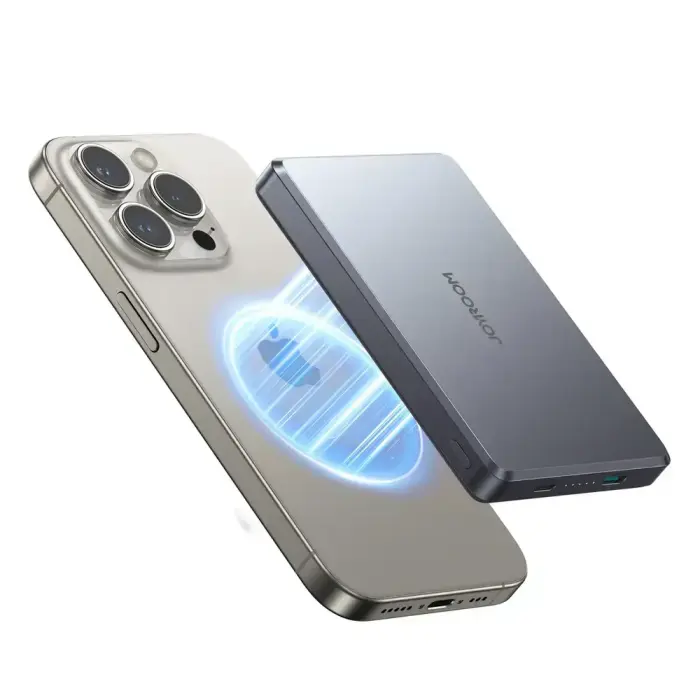 Внешний аккумулятор (powerbank) Joyroom JR-PBM08 Pro | 10 000 мА·ч | 22.5 Вт | USB-C, MagSafe | серый