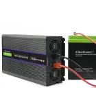 Qoltec Monolith voltage converter 4000 MS Wave |12V to 230V | 2000/4000W | USB Foto 9
