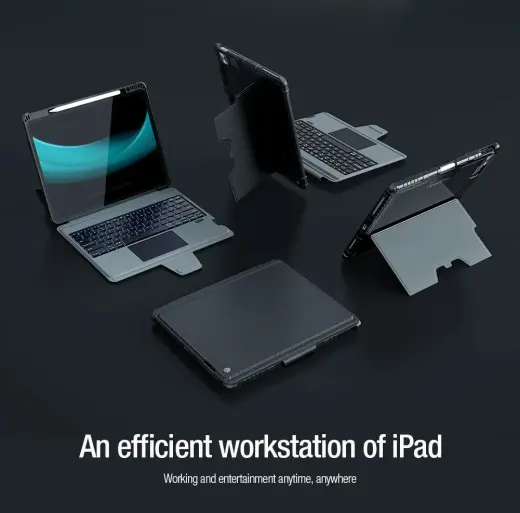 Nillkin Bumper Combo Keyboard Case (Backlit Version) for iPad 12.9 Pro 2020|2021|2022 Black Фото num