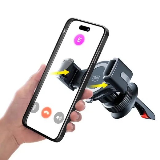 3mk Memo Hug car phone holder for air vent - black Photo