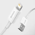 Baseus CALYS-C02 Superior провод для передачи данных и зарядки | USB-A на Lightning | 12W | 2m | белый Фото num