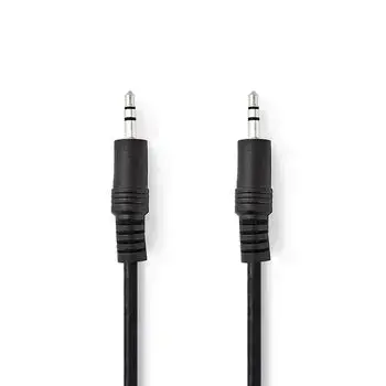 Stereo Audio Cable 3.5 mm Male - 3.5 mm Male 1.5 m Black