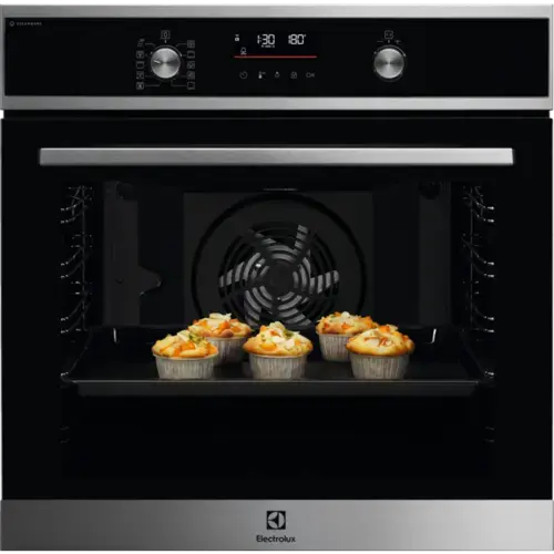 Electrolux Tvaika cepeškrāsns 600. sērija ar SteamBake, iebūv., melna Photo