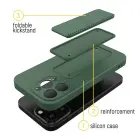Wozinsky Kickstand Case silicone case with stand Samsung Galaxy Note 20 case navy blue — Фото 3