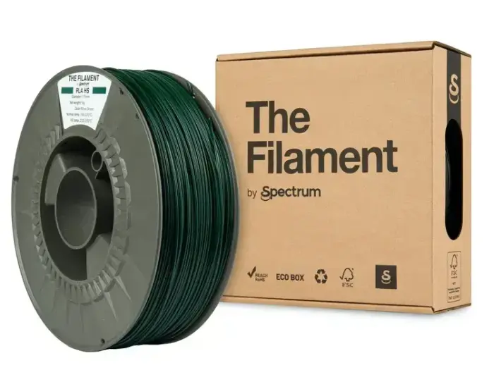 Filaments PLA HS Moss Green 1kg Filaments no Spectrum