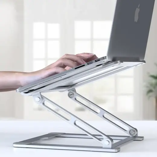 Tech-Protect ULS400 universal extendable stand for a laptop up to 17" - gray Фото num
