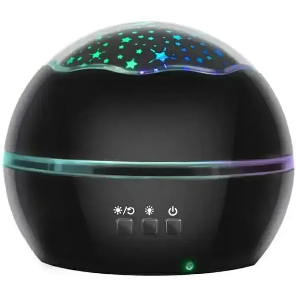 Lampka nocna z projektorem czarnyblackLP16857 Foto 3