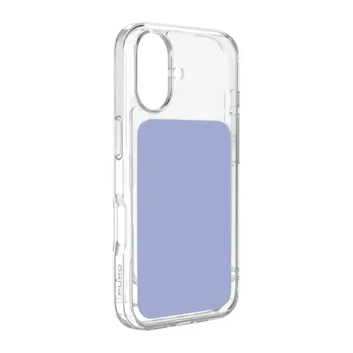 Puro Plate Mag phone case with MagSafe support for iPhone 17 purple