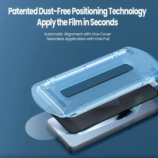 Nillkin Guardian защитное стекло для телефона Samsung Galaxy S25 черный с аппликатором Фото num