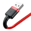 Baseus CALKLF-B09 datu pārraides un uzlādes vads | USB-A uz Lightning | 12W | 1m | sarkans Foto 3