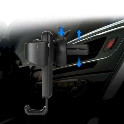 Automašīnas turētājs H01 Gravity Air Vent Outlet Car Mount melns Foto 13