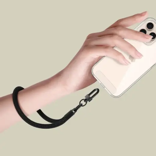 Tech-Protect C3S Rope Wrist Strap - Black Фото num