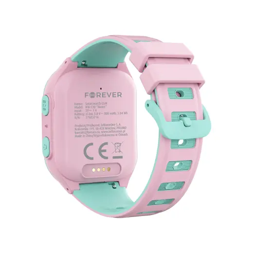 Forever smartwatch GPS WiFi 4G Kids Boost KW-530 Pink Foto 4