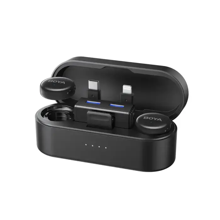 Mikrofon BOYA BOYALINK 3-02 bezprzewodowy 2.4GHz USB-C - czarny