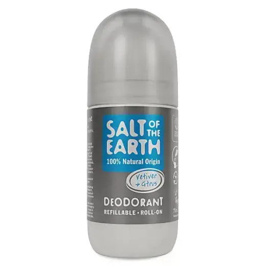 Salt of the Earth Refillable Roll-on Deodorant - Vetiver & Citrus