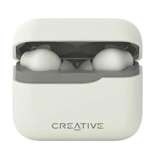 Creative Słuchawki bezprzewodowe Zen Air Plus kremowy|creme Bluetooth 5.3 ANC Photo