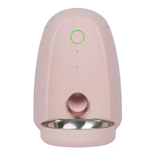 Smart food dispenser with plastic bowl WIFI mini Dogness (pink)) Foto 2