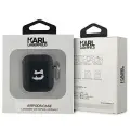 Karl Lagerfeld KLA2PGCHPK AirPods 1|2 cover czarny|black Monogram Choupette Head Foto 3