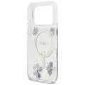 Case Guess Resin Flowers Glitter MagSafe for iPhone 17 Pro purple Foto 7