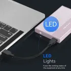 Qoltec Aluminium Enclosure | SSD HDD 2.5'' drive | SATA | USB 3.0 | Super speed 5Gb/s | 2TB | Pink Foto 4