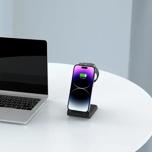 TECH-PROTECT QI15W-A36 3IN1 WIRELESS CHARGER FOR APPLE BLACK Foto 7