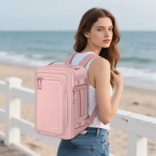 Tech-Protect Defender S50 Backpack for Ryanair & Wizzar, 20L Laptop - Pink Фото num