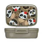 Food storage container rectangular 1.3L Snap Box brown/kawaii — Photo 1