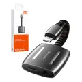 Lightning to Lightning + AUX 3.5mm mini jack adapter, Mcdodo CA-6340 (black) Фото num