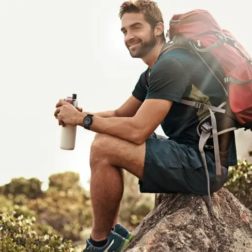 Tech-Protect Silicone Line Strap for Garmin Fenix 5X | 5X Plus | 6X | 6X Pro | 7X | 8 (51 mm) - Red Фото num