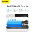 Baseus Qpow PRO внешний аккумулятор (powerbank) | 10000 mAh | 20W | USB-C, USB-A, Lightning | белый — Фото 5
