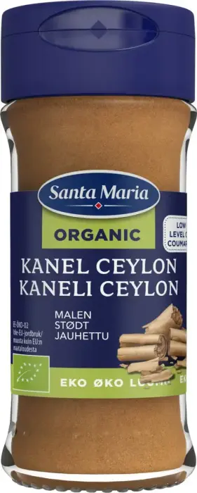 BIO Ceilonas kanēlis, malts 24g, Santa Maria