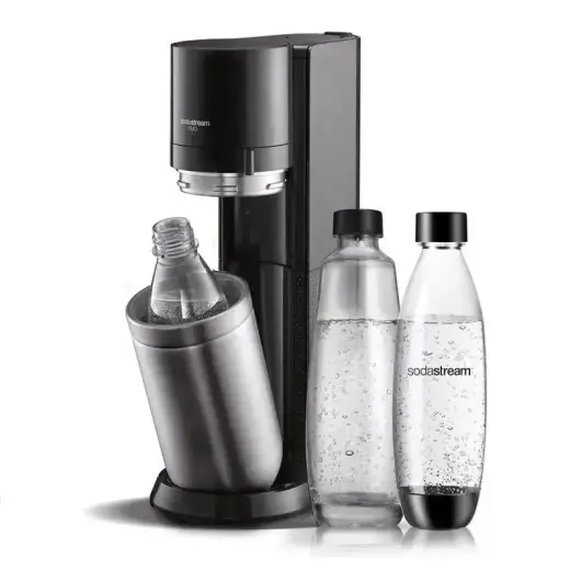 SodaStream Soda Maker DUO black Schwarz QC incl 1 Glas- Glas & 1 PET-Bottle PETBottle (1016812411) Foto 2