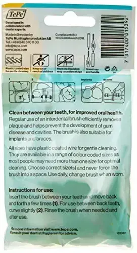 TePe Interdental Brushes Original Yellow 8 X 0.7mm Brushes Foto 2