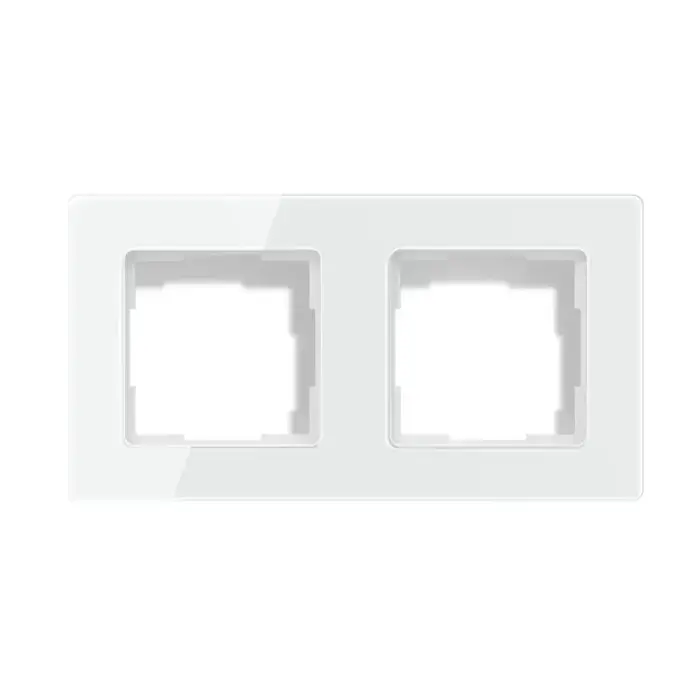 Avatto 2 Socket TS20 light switch frame (white)