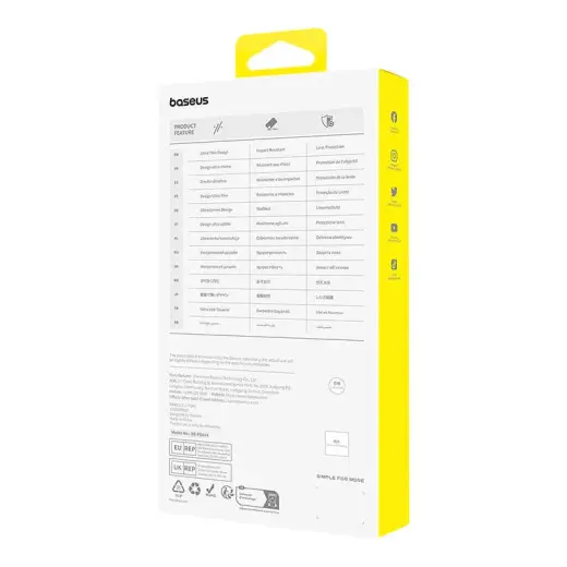 Phone Case for iPhone 15 Baseus OS-Lucent Series (Clear) Photo