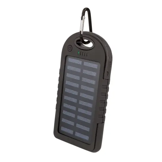 Setty solar power bank 5000 mAh SPBS-05 black Photo