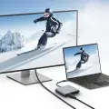 Tech-Protect HB08 4in1 USB-C + USB2.0 + 2 x HDMI 4K 60HZ adapter - gray Photo