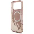 Guess IML Flowers Strap MagSafe Case for iPhone 17 Pro Max Pink Фото num