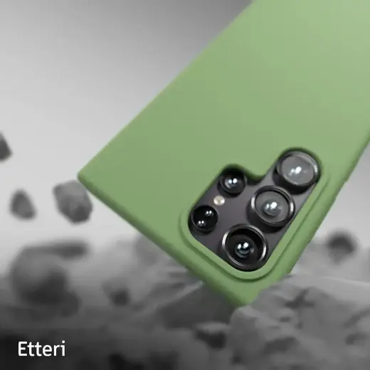 Etteri Silikona telefona maciņš Samsung Galaxy S25 Ultra gaiši zaļš Foto 9