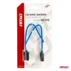 Ceramic sockets 2 pcs H1/H3 — Photo 3