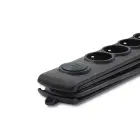 Qoltec Surge protector | 5 sockets | 1.8m | Black — Foto 6