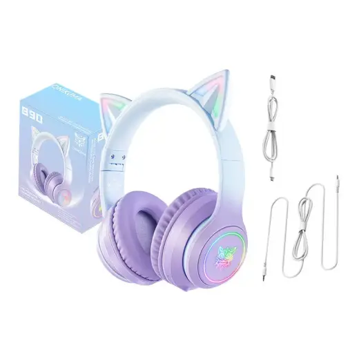 ONIKUMA B90 Gaming headset (Blue|Purple) Foto 6